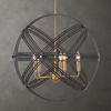 Spherical 5 Light Pendant, Ceiling Light by Uttermost, 27.75" width x 27.5" height x 27.75" depth thumbnail 2