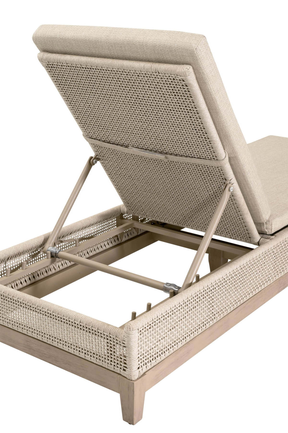Tropez Outdoor Chaise Lounge, Seating by Essentials for Living, 28" width x 44" height x 80" depth View 7