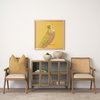 Donna Cane Back Dining Arm Chair | Light Beige Linen with Mango Wood, Dining Chair by Mercana, 21.65" length x 21.65" width x 29.52" height thumbnail 2