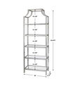 Aurelie Silver Etagere, Furniture by Uttermost, 30" width x 83.87" height x 15.35" depth thumbnail 3