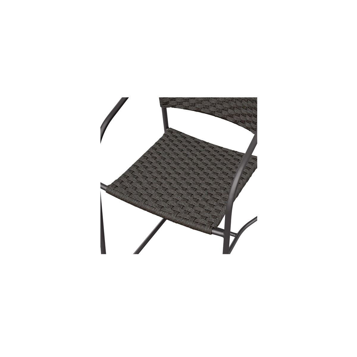 Zola Outdoor Counter Chair Dark Brown, Counter & Bar Stool by Moe's Home, 24" width x 38.66" height x 23" depth View 5