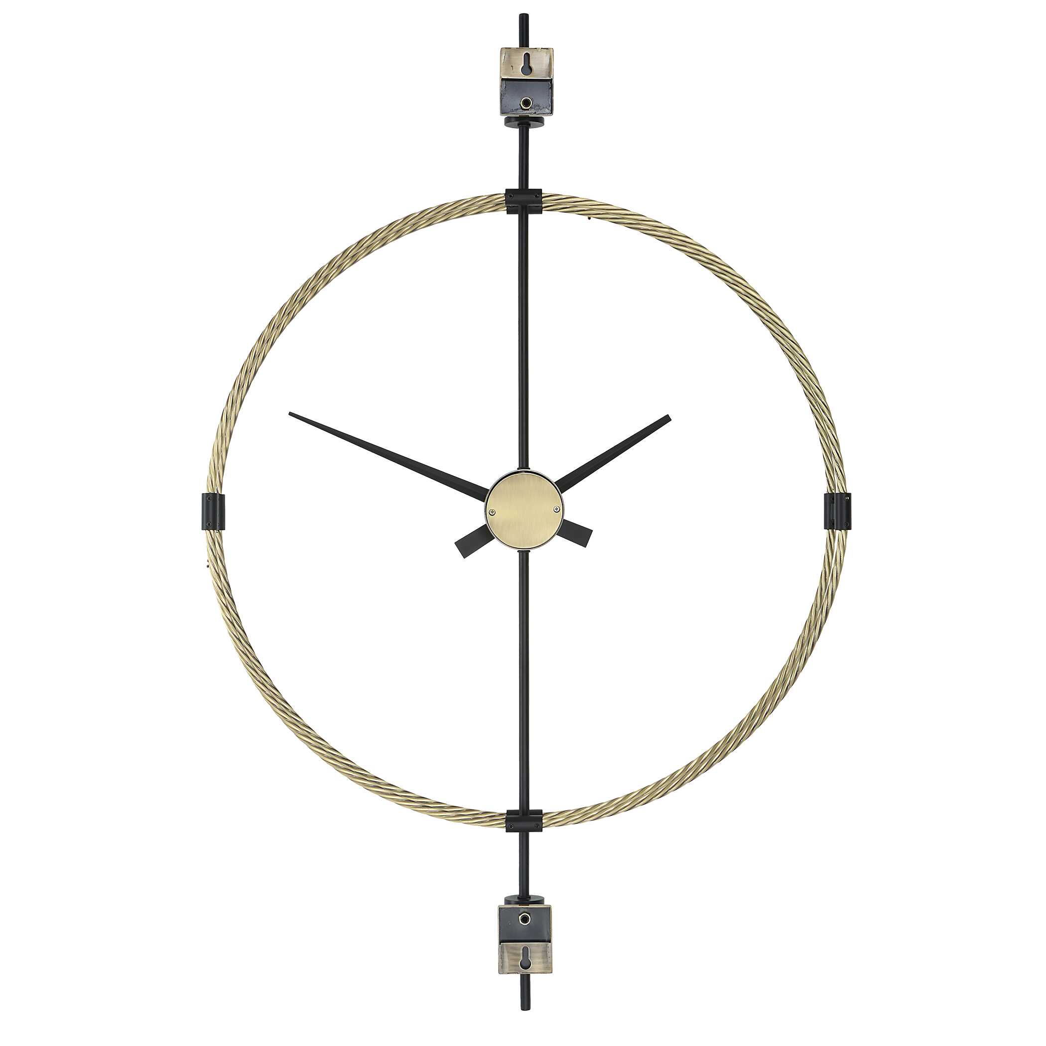 Time Flies Modern Wall Clock, by Uttermost, 30.75" width x 48.75" height x 4" depth View 7