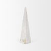Pyramis White Rough Marble Obelisk 16' thumbnail 4