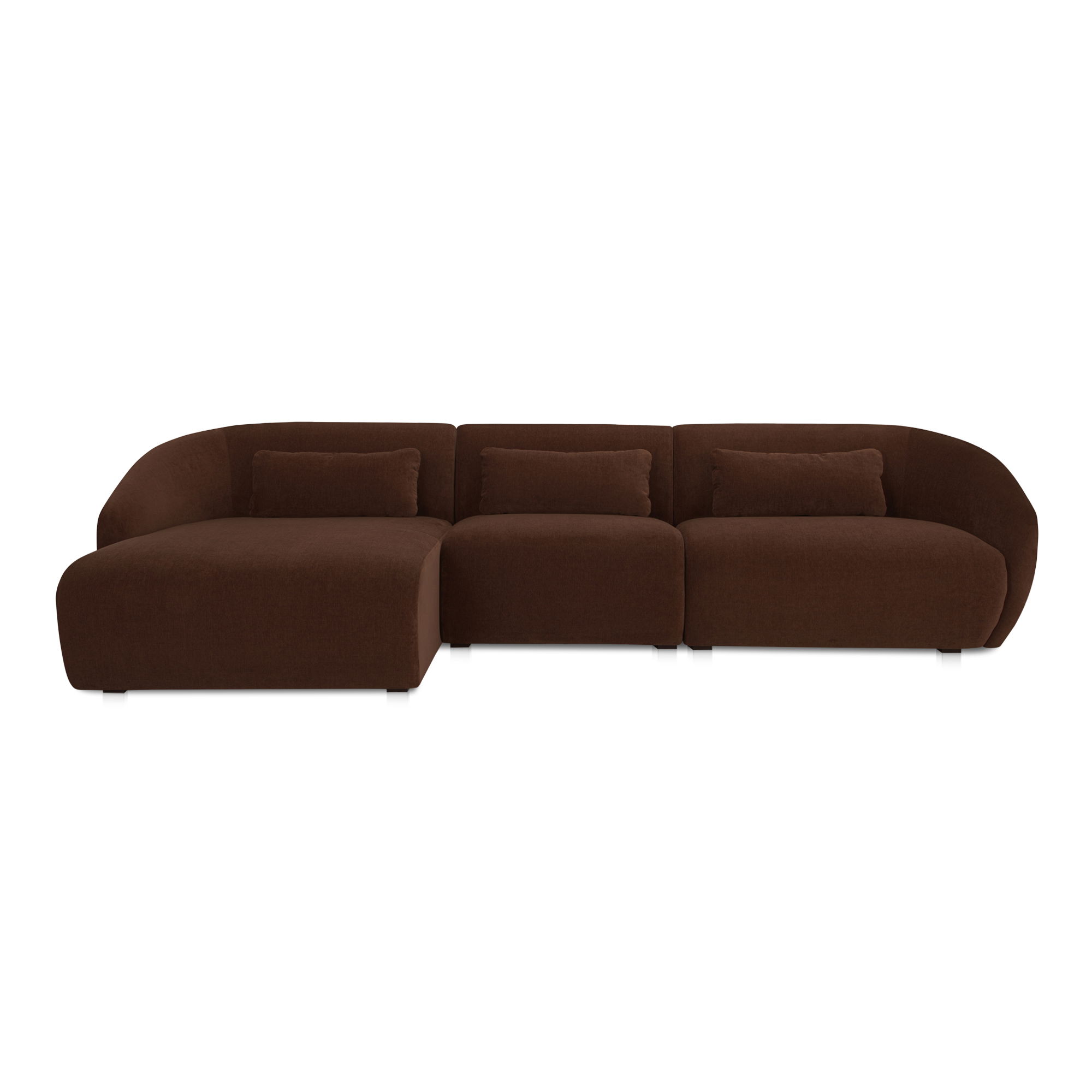 Amelia Lounge Modular Left Sectional Chestnut large image 