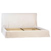 Whitney Bed Eastking White, by Dovetail, 83" width x 42.5" height x 86" depth thumbnail