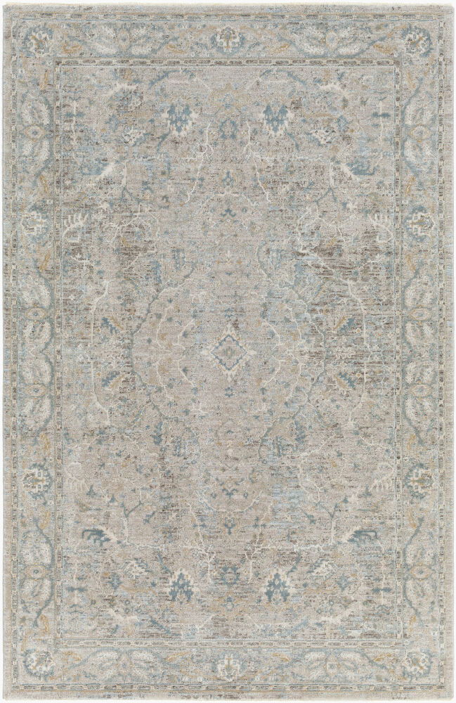 Brunswick Machine Woven Rug, by Surya, 7'4.58" length x 4'11.84" width