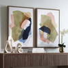 Abstract Afternoon Framed Canvases Set/2, Art by Uttermost, 25.5" width x 37.5" height x 2" depth thumbnail 3