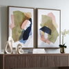 Abstract Afternoon Framed Canvases Set/2, Art by Uttermost, 25.5" width x 37.5" height x 2" depth thumbnail 3