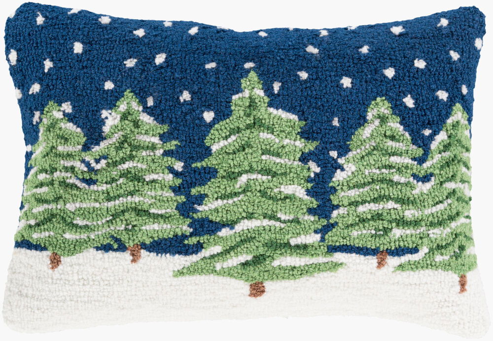 Winter Lumbar Pillow Down, Decorative Pillow by Surya