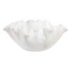 Ruffle White Bloom Bowl, Decorative Tray by Uttermost, 15.5" width x 7" height x 14" depth thumbnail 4