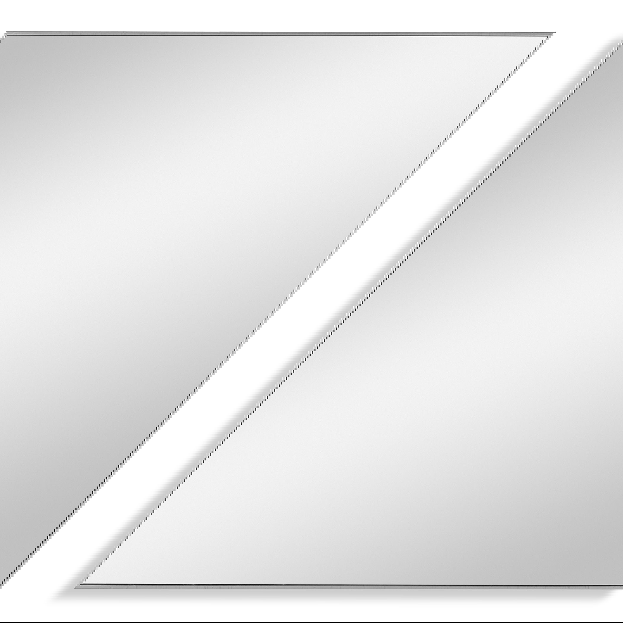 Alexo Silver Square Mirror large image 