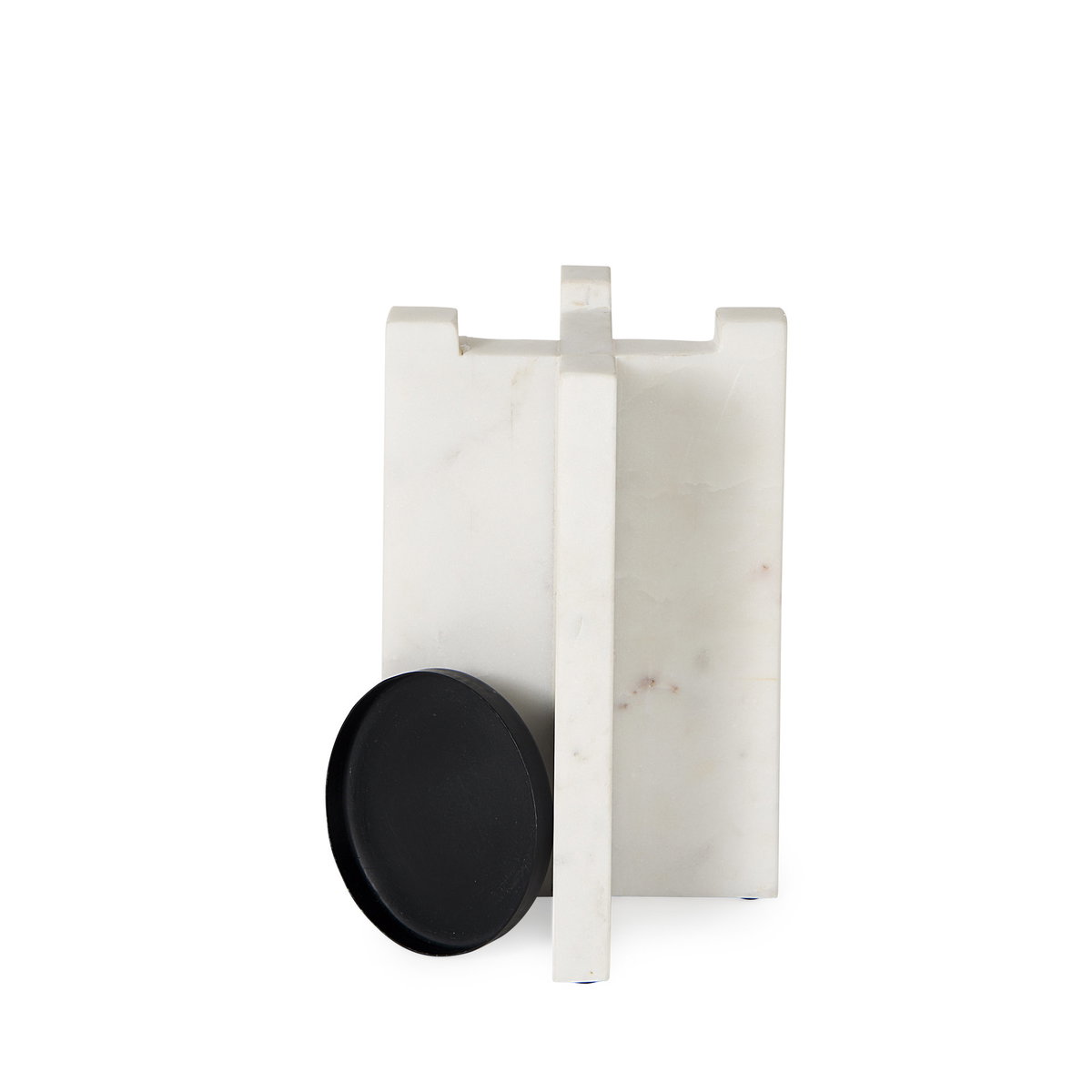 Sophia 5.5'L x 3.5'W x 8.0'H. Marble Candle Holder Medium, Candles & Candle Holder by Mercana, 5.5" length x 3.5" width x 8" height View 5