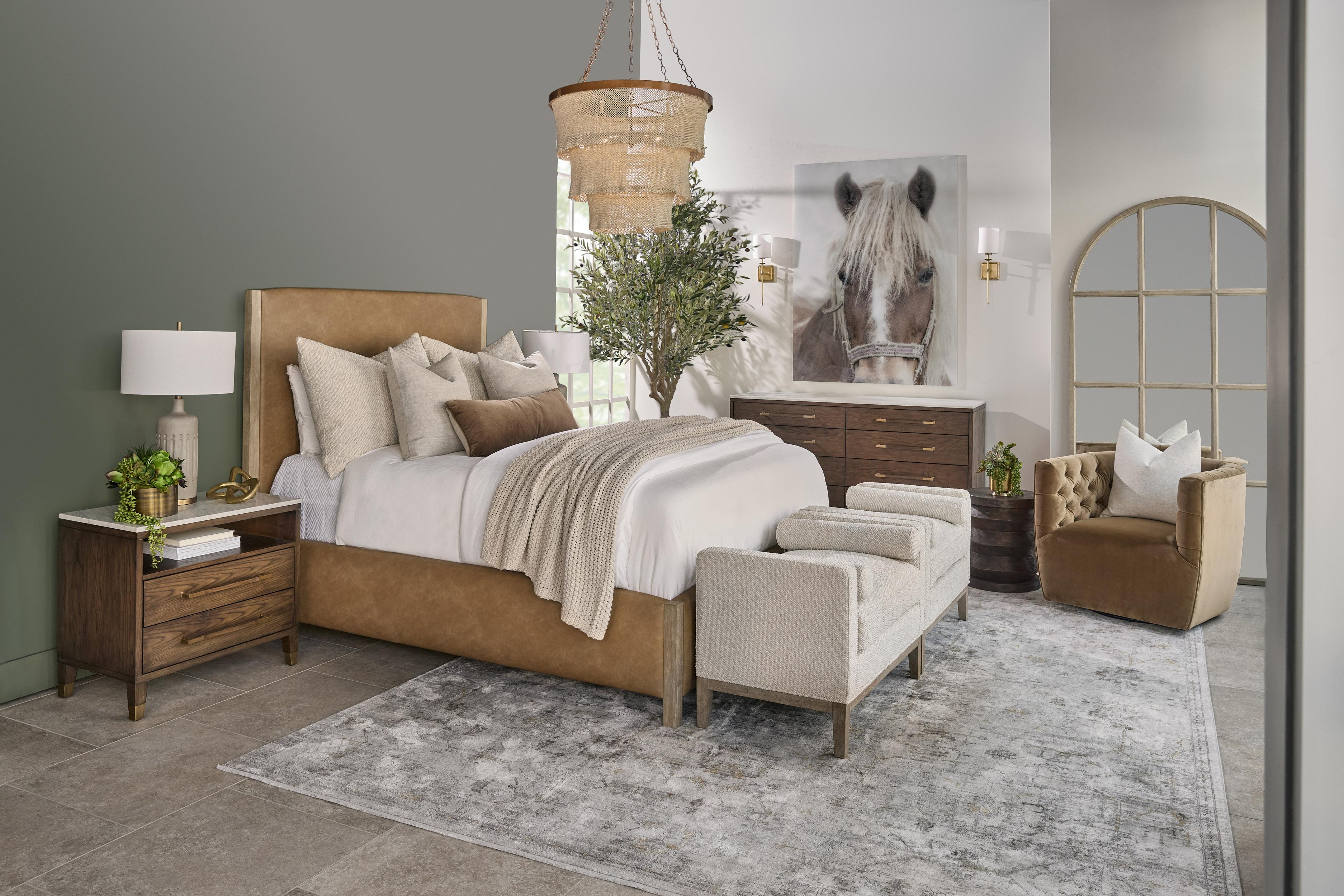 Emmett Queen Bed, by Essentials for Living, 66" width x 61" height x 86.5" depth View 12