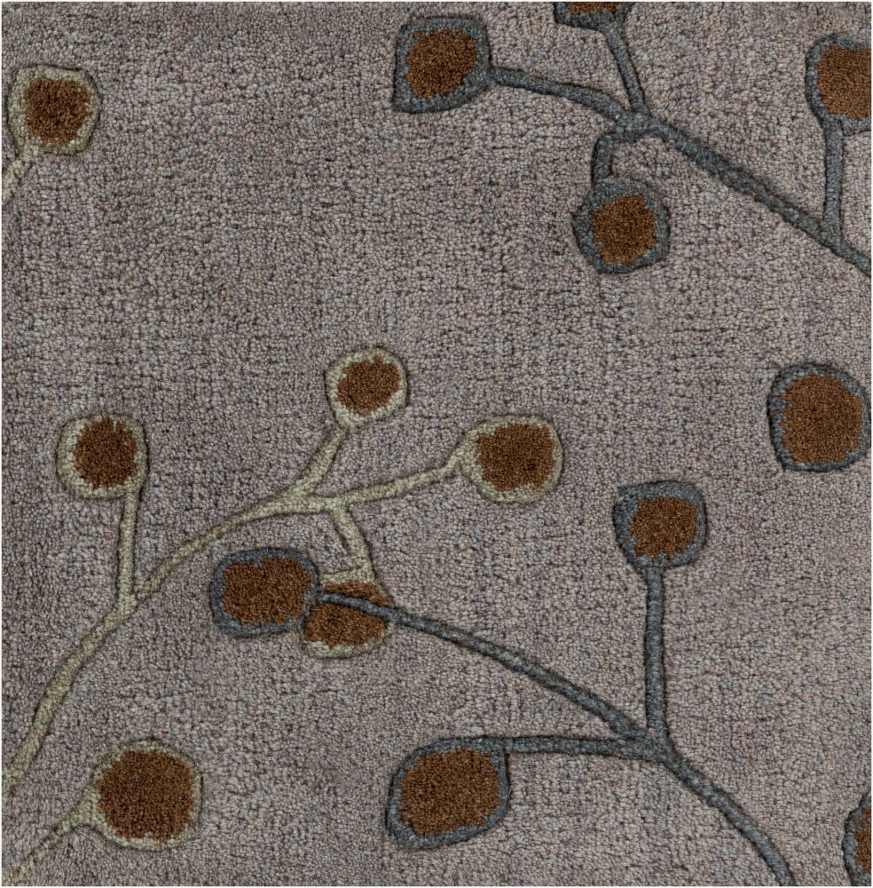 Athena Handmade Rug, by Surya, 1'6" length x 1'6" width