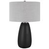 Twilight Satin Black Table Lamp thumbnail 4