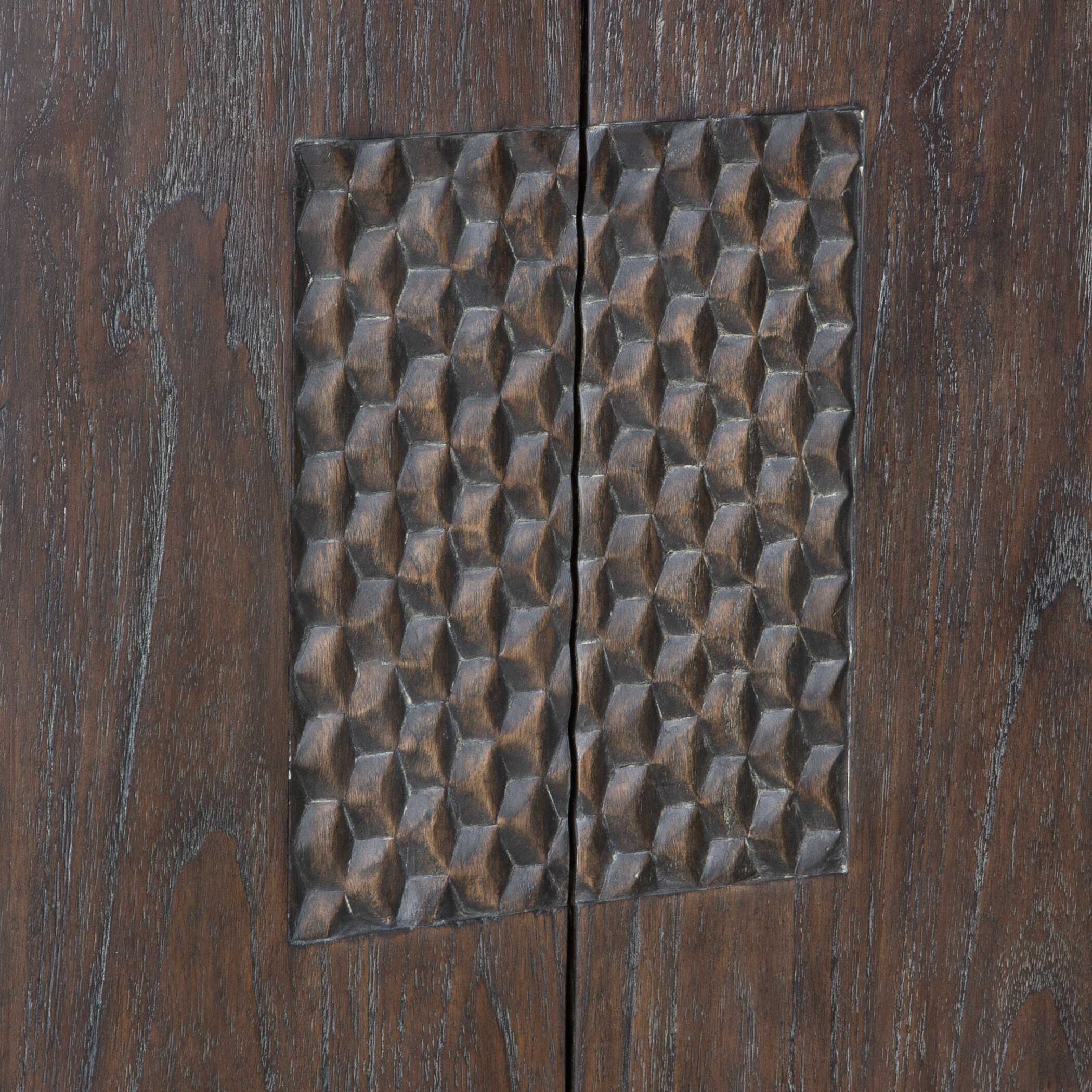 Hausen 2 Door Mid-Century Cabinet large image 