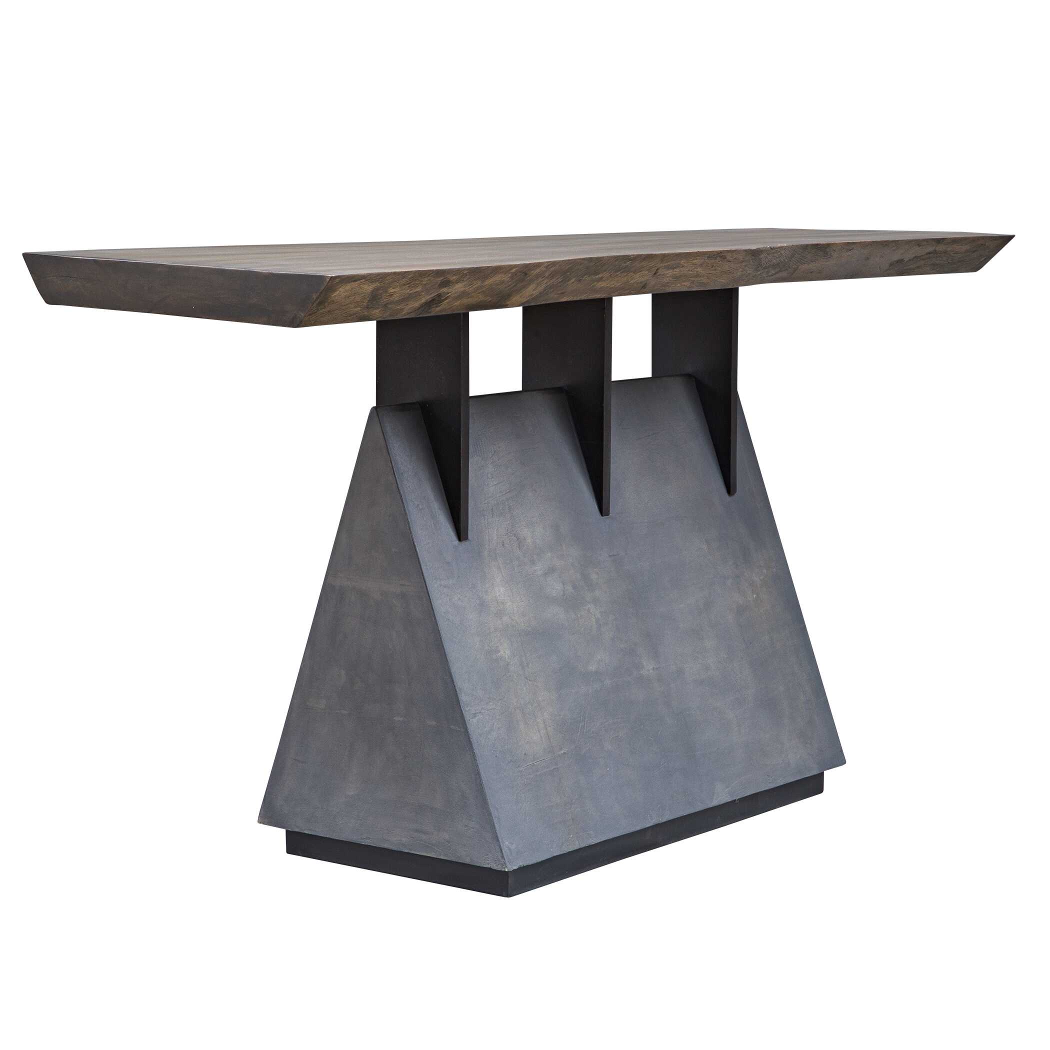 Vessel Industrial Console Table, Furniture by Uttermost, 60" width x 30.25" height x 22" depth View 6
