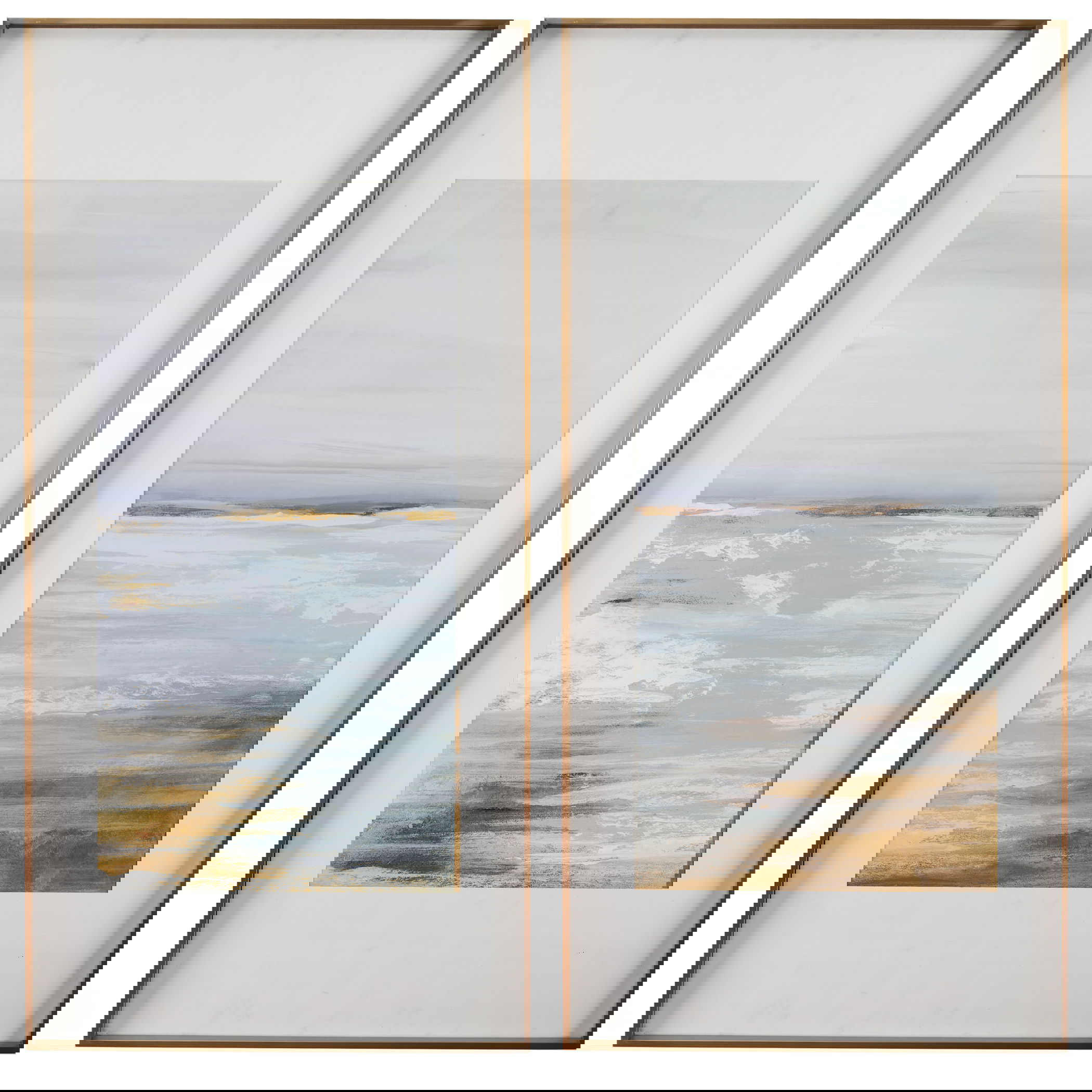 Coastline Framed Prints Set/2, Painting by Uttermost, 27.5" width x 57.5" height x 2" depth View 1