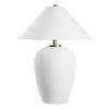 Merriton Matt White Table Lamp thumbnail 3