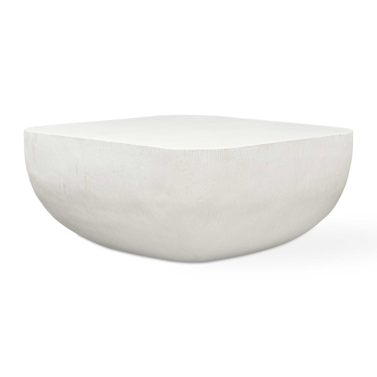 Alma Concrete Outdoor Coffee Table, Outdoor Table by Uttermost, 3' width x 1'4" height x 3' depth View 1