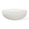 Alma Concrete Outdoor Coffee Table, Outdoor Table by Uttermost, 3' width x 1'4" height x 3' depth thumbnail 1
