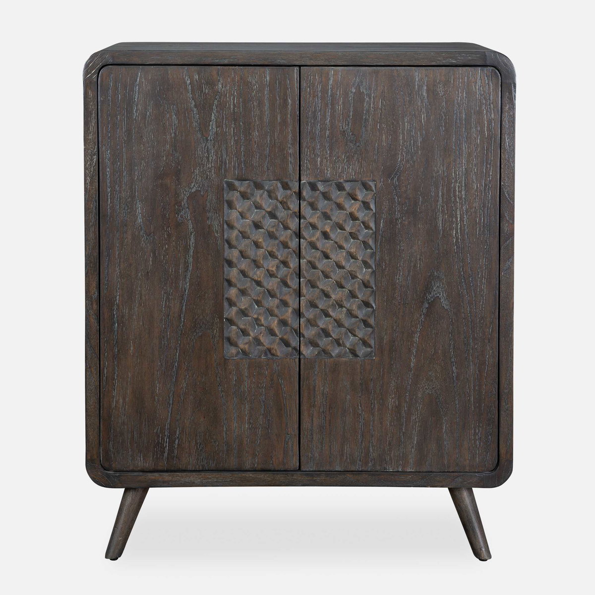 Hausen 2 Door Mid-Century Cabinet, Cabinets & Chest by Uttermost, 29" width x 35" height x 18" depth View 2