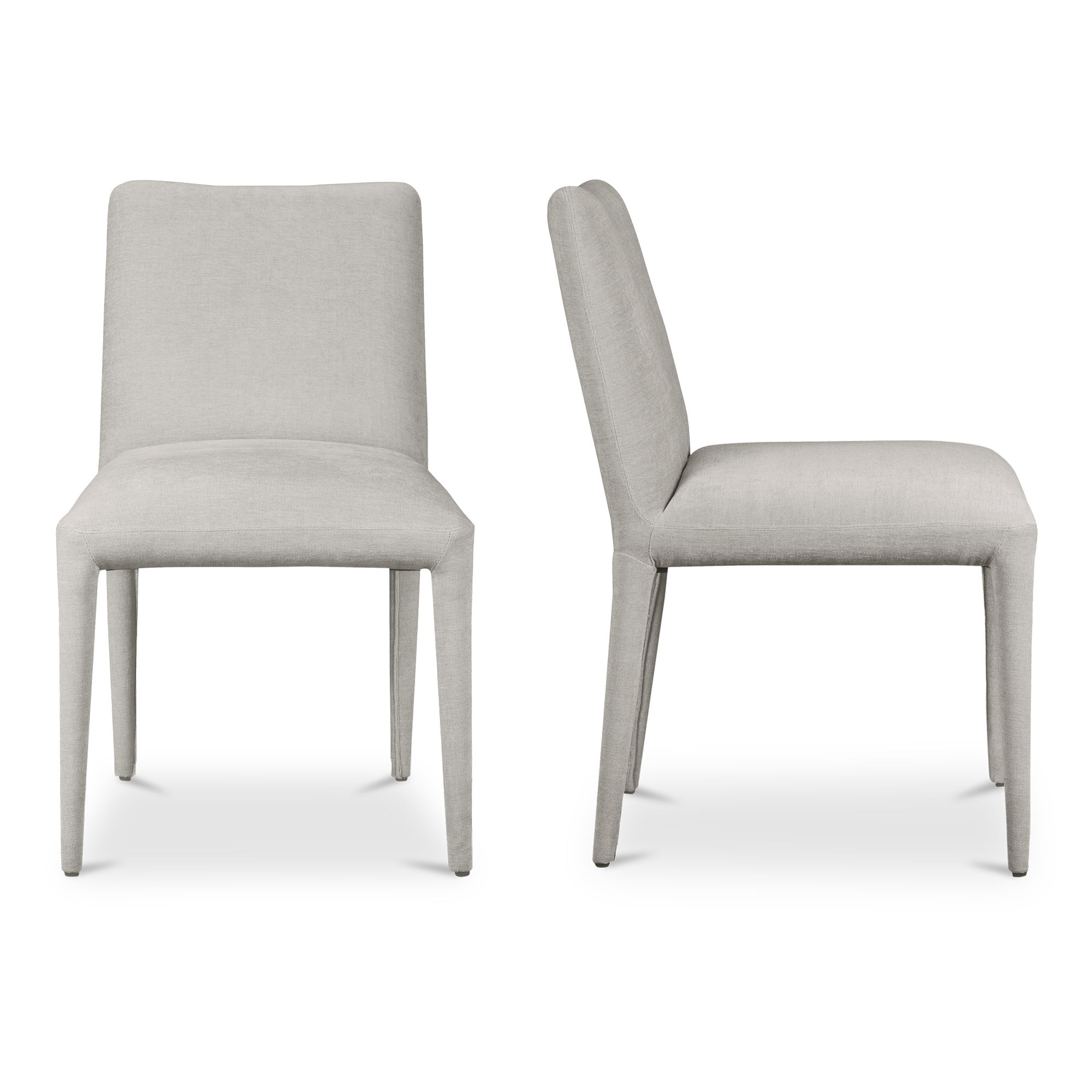Calla Dining Chair Light Grey - Set Of Two large image 
