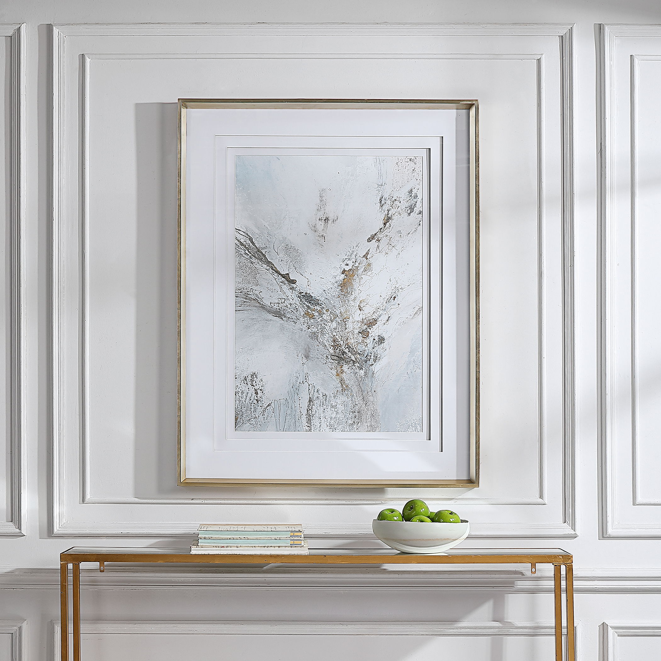 Ethos Framed Abstract Print, Painting by Uttermost, 37.5" width x 49.5" height x 2.5" depth View 2