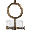 Imbuto Funnel Glass 1 Light Pendant, Mini Light Pendant by Uttermost, 14.5" width x 19" height x 14.12" diameter x 14.12" depth thumbnail 6