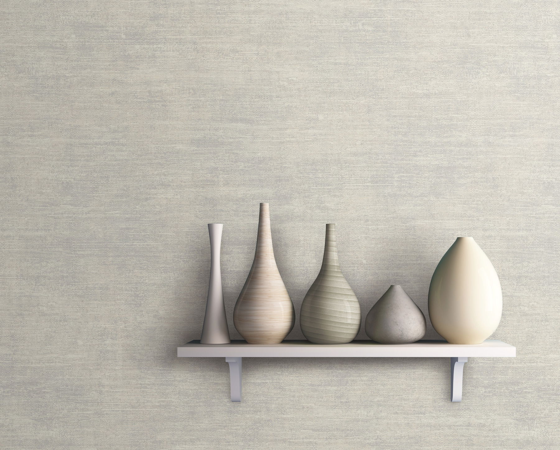 Heathered Wool Cream Wallpaper large image 