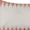 Penelope Pillow Terracotta / Ivory, Decorative Pillow by Dovetail, 14" width x 30" height x 1" depth thumbnail 3
