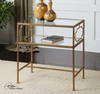 Genell Side Table, Side & End Table by Uttermost, 23.87" width x 25.75" height x 14" depth thumbnail 4