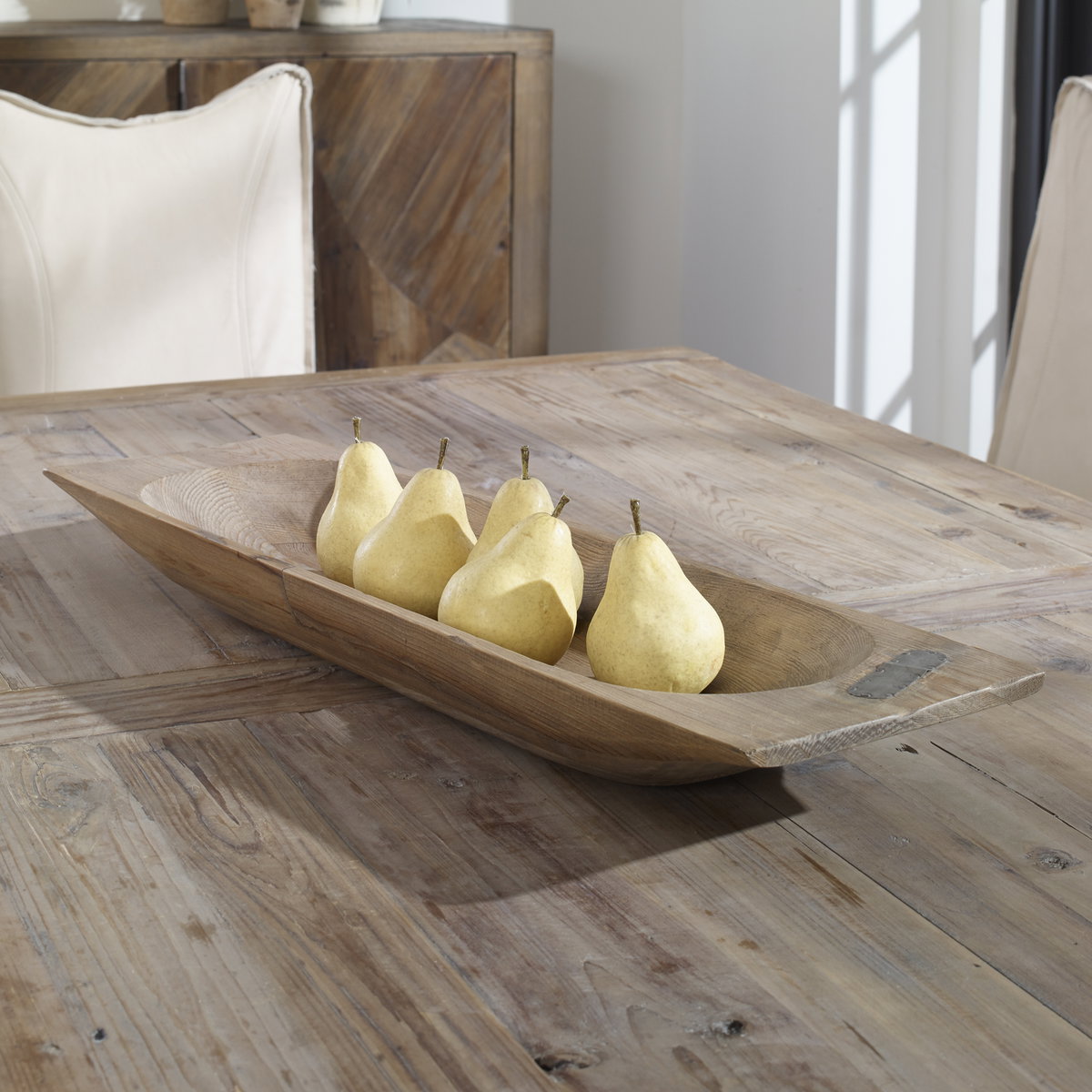 Dough Tray, Decorative Tray by Uttermost, 30" width x 3" height x 9" depth View 2