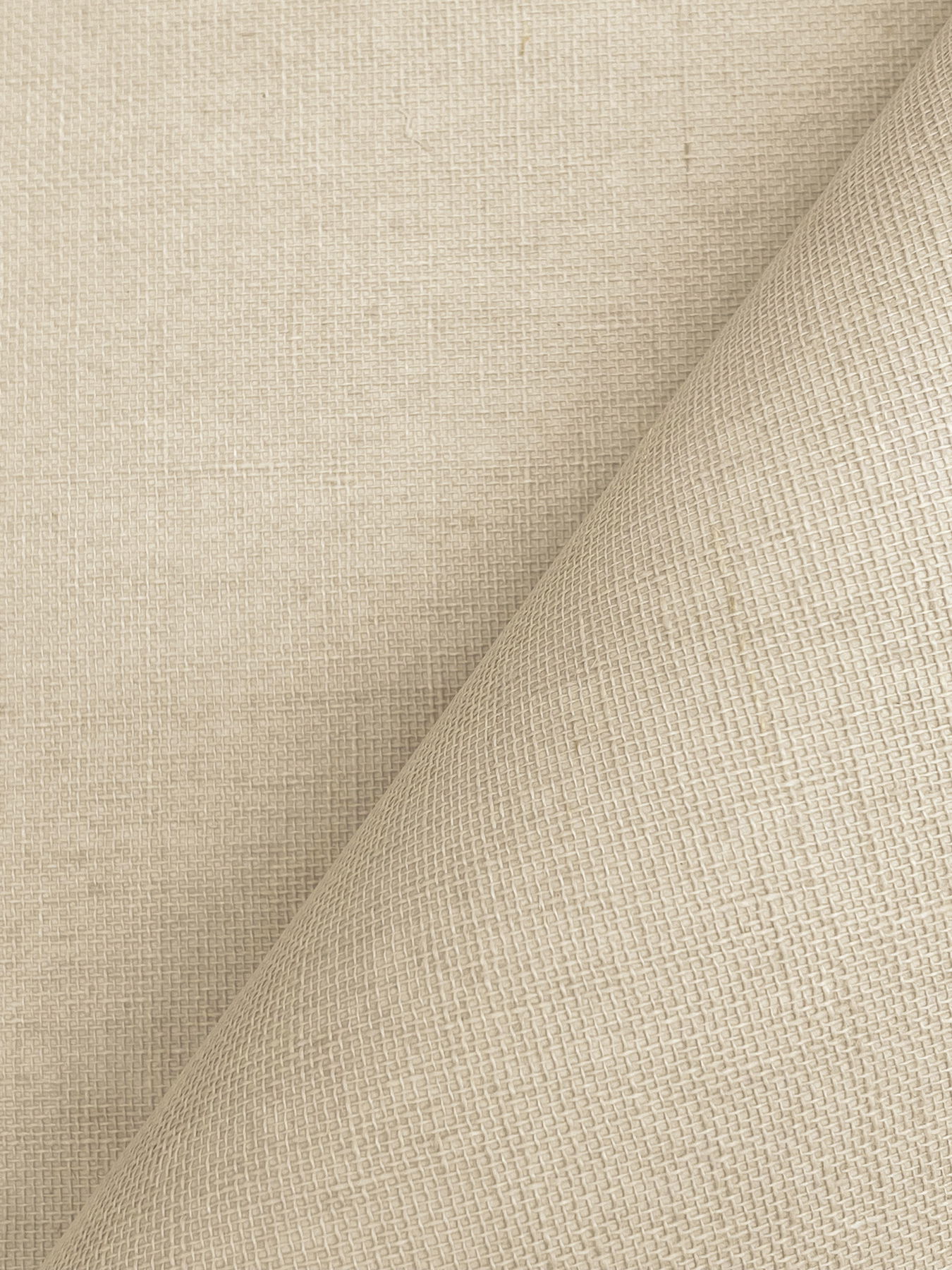 Woven Linen Linen Wallpaper large image 