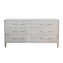 Online Designer Bedroom Maren Solid Wood 6 - Drawer Accent Chest