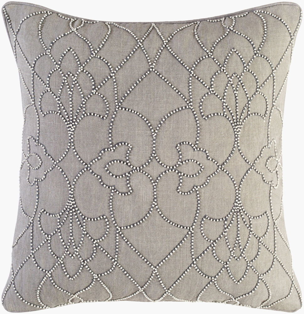 Dotted Pirouette Accent Pillow, Decorative Pillow by Surya, 18" length x 18" width