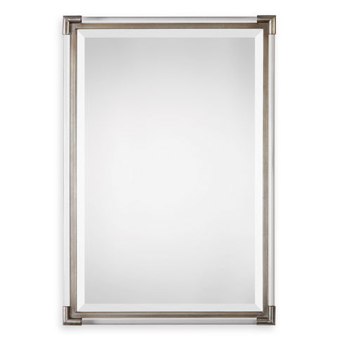 Mackai Metallic Silver Mirror