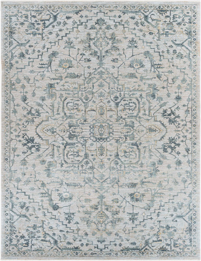 Brunswick Machine Woven Rug, by Surya, 1'3.75" length x 1'3.75" width