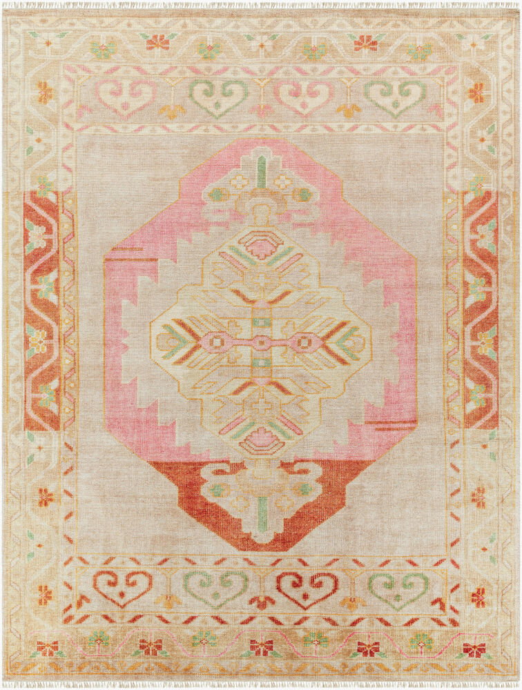 Anadolu Handmade Rug, by Surya, 1'6" length x 1'6" width