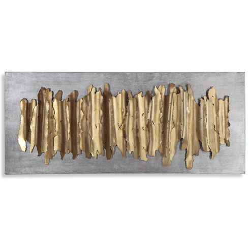 Lev Gold Metal Wall Decor