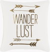Glyph Accent Pillow, Decorative Pillow by Surya, 18" length x 18" width thumbnail