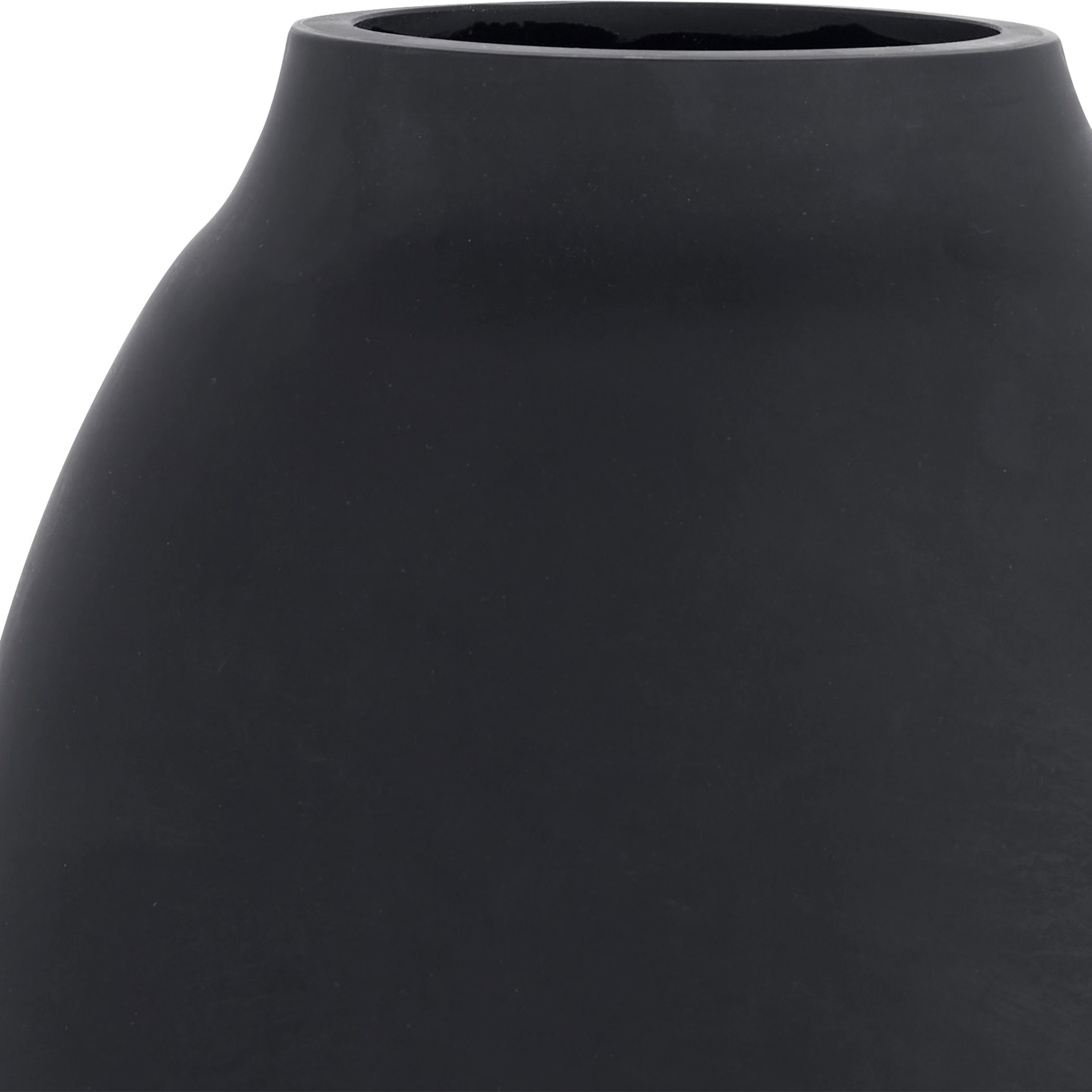 Hearth Matte Black Vases, Set/3 large image 