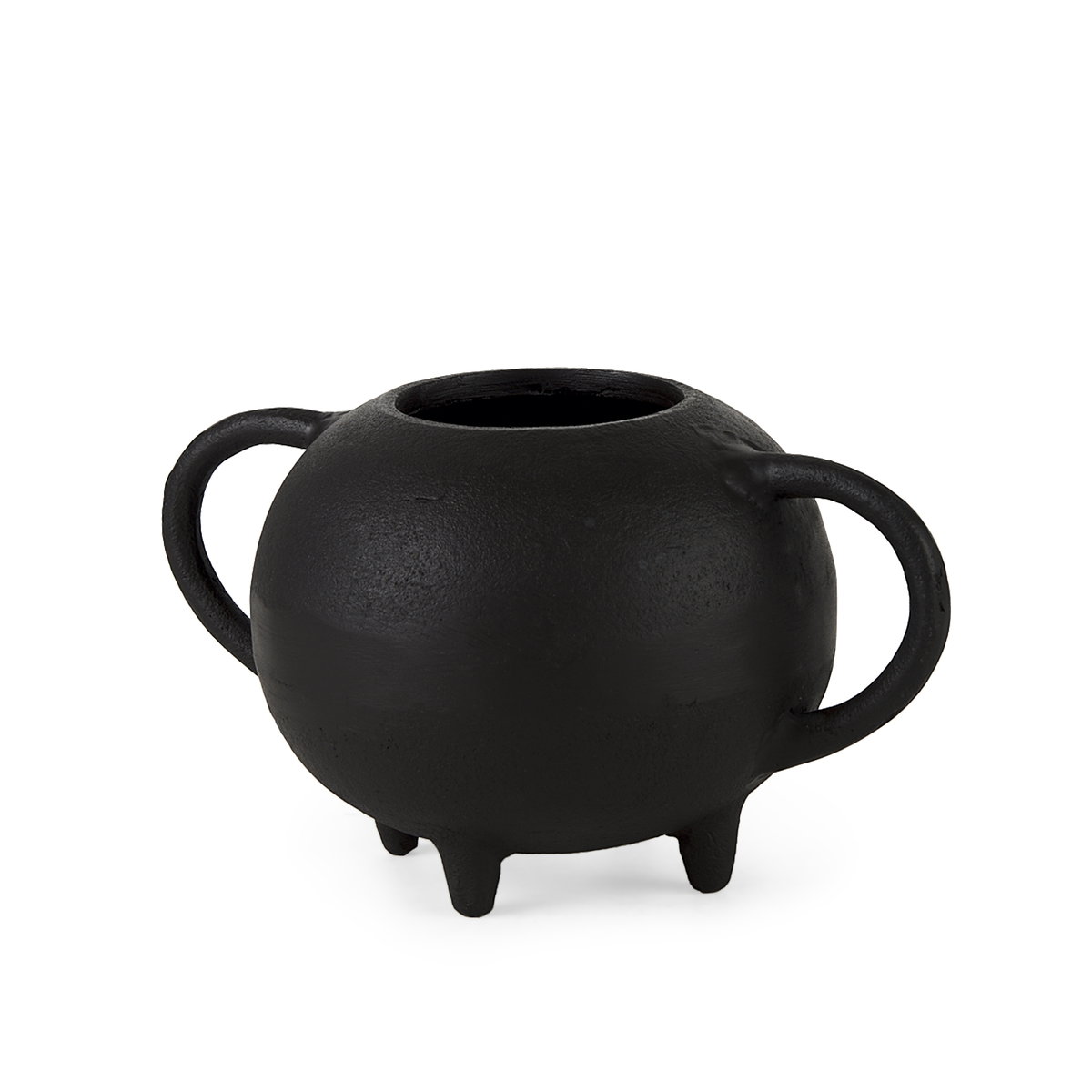 Cyrus Black Spherical Vase Decorative Object, by Mercana, 9.45" length x 5.51" width x 5.51" height View 1