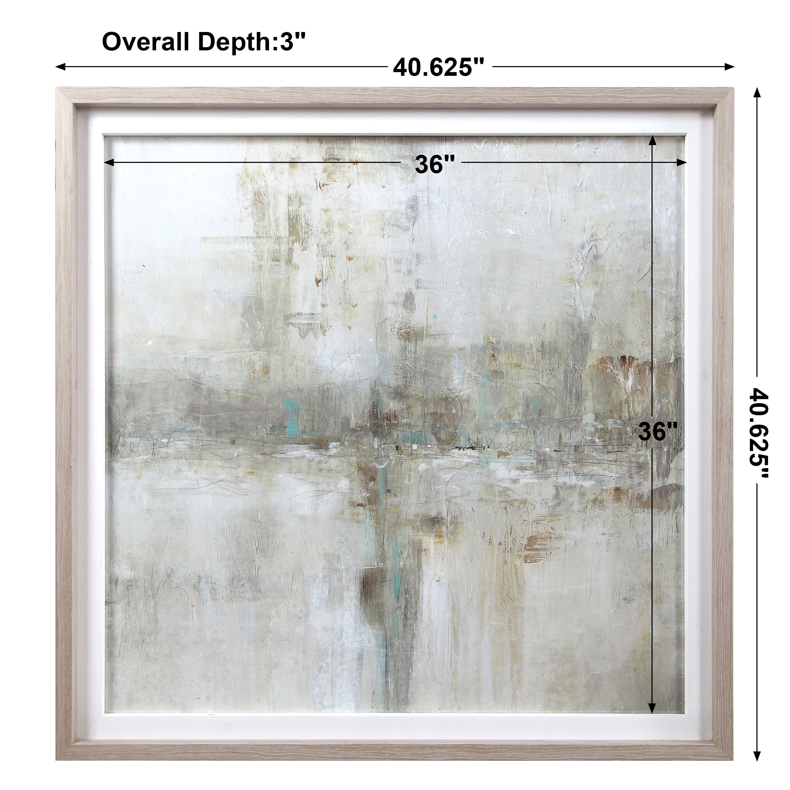 Essence Framed Print, Painting by Uttermost, 40.62" width x 40.62" height x 3" depth View 3