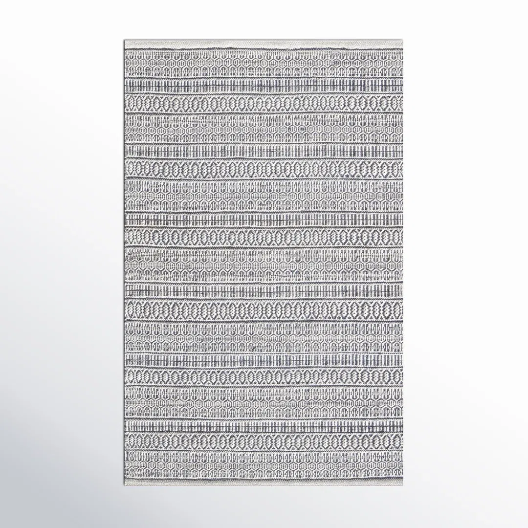 Galway Natural Trellis Slate/ Ivory Area Rug large image 