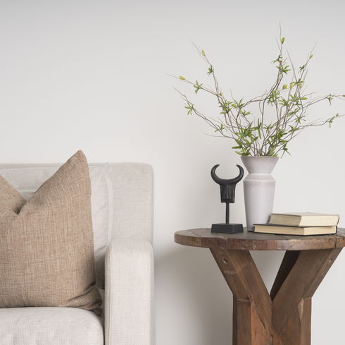 Esme Whitewashed Ceramic Vase