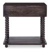 Tabitha Nightstand Dark Brown, by Moe's Home, 26" width x 26" height x 18" depth thumbnail 4