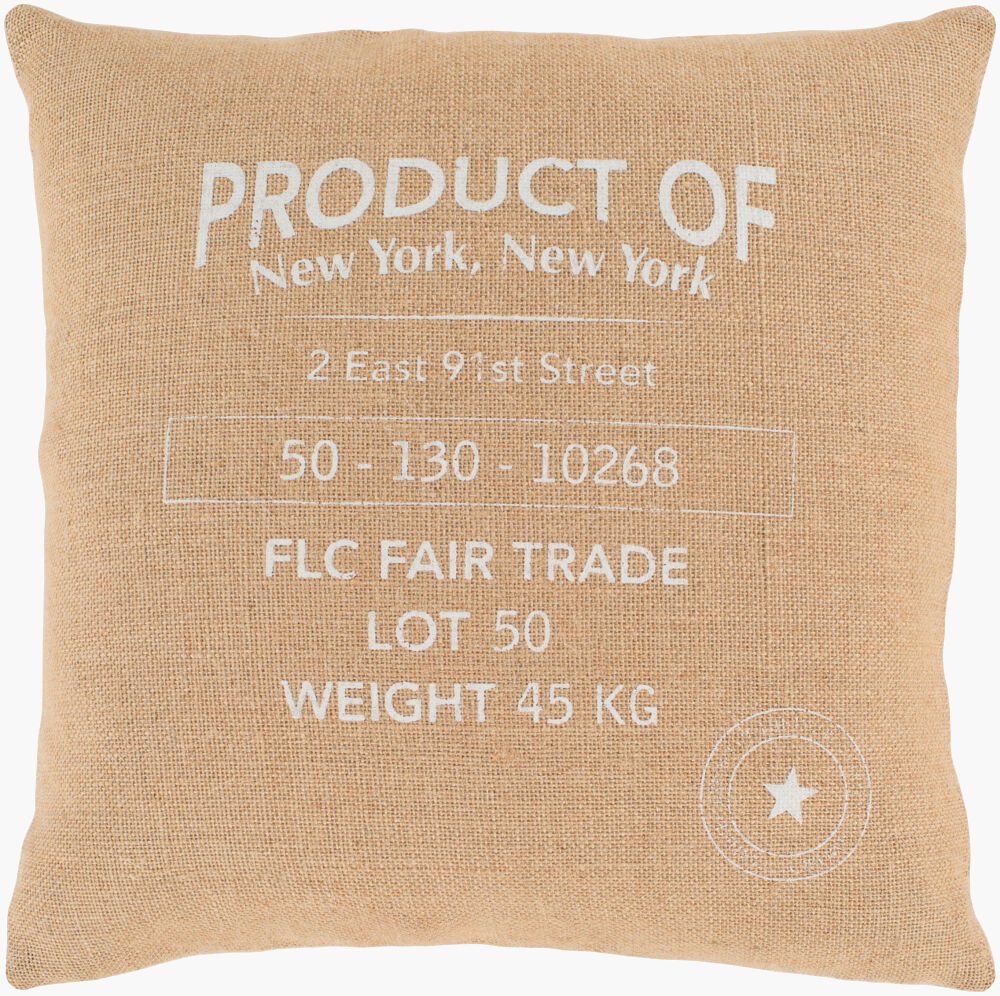 Circa Accent Pillow, Decorative Pillow by Surya, 18" length x 18" width