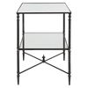 Henzler Mirrored Steel Lamp Table thumbnail 5