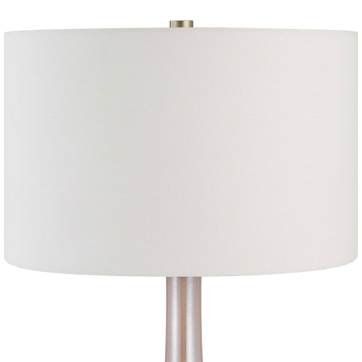 Rosa Pink Glass Table Lamp, by Uttermost, 16" width x 29" height x 16" depth View 6
